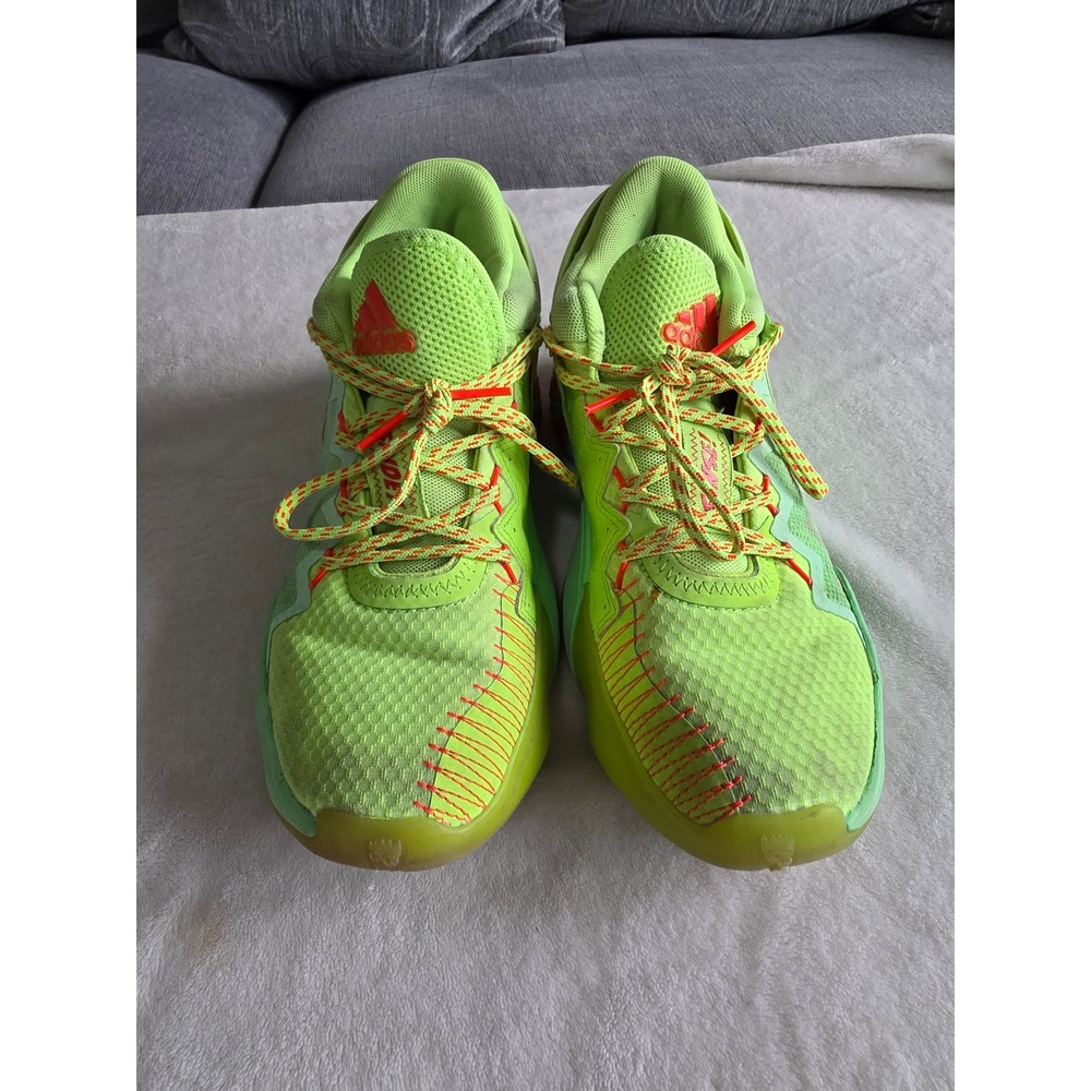 Adidas DON‎ Issue 2 Marvel Spider-Man Signal Green Basketball Shoes Size 5Y